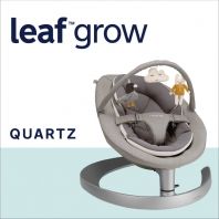 Nuna Leaf Grow pihenőszék játékhíddal quartz 60 kg teherbírás 1