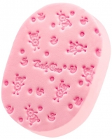 BabyOno puha babafürdető szivacs -rózsaszín-